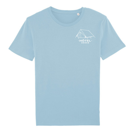 T-shirt "Hôtel 5 étoiles" - bleu ciel