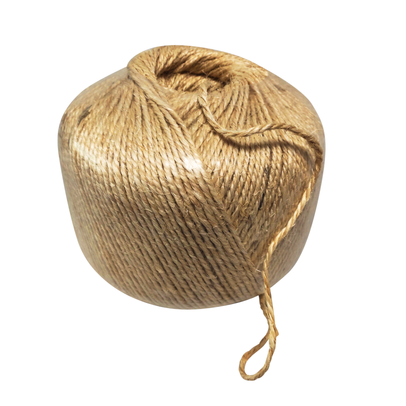 Corde (ficelle) de sisal 3 brins - 450 mètres - ± Ø: 3,10mm, grosse boule,  idéale pour les scouts