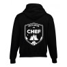 Sweat-shirt « Life is better as Chef » noir