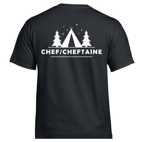 Tee-shirt « Chef / Cheftaine » noir