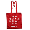 Tote bag Pionniers - Caravelles - rouge