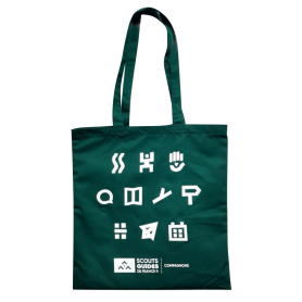 Tote bag Compagnon - vert