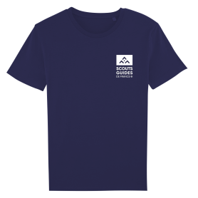 Tee-Shirt cadres - violet