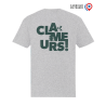 Tee - shirt " Clameurs" Gris clair - Made in France